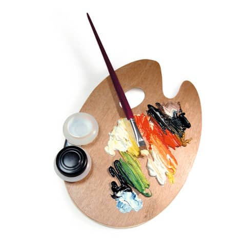 Tavolozza per pittura in faggio DOM 20x30 cm - 5 mm - 180/2030